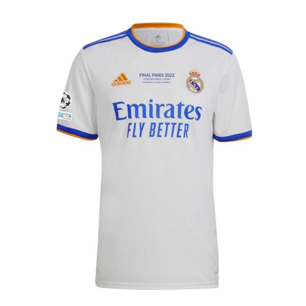 Camiseta Retro Real Madrid 21-22 1ª Equipación Edición Final Champions League