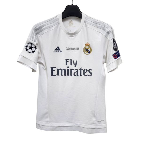 Camiseta Retro Real Madrid 15-16 1ª Equipación Edición Final Champions League